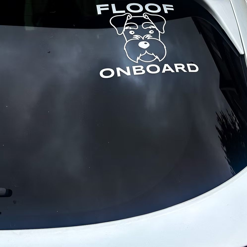 Schnauzer Car Window Decal