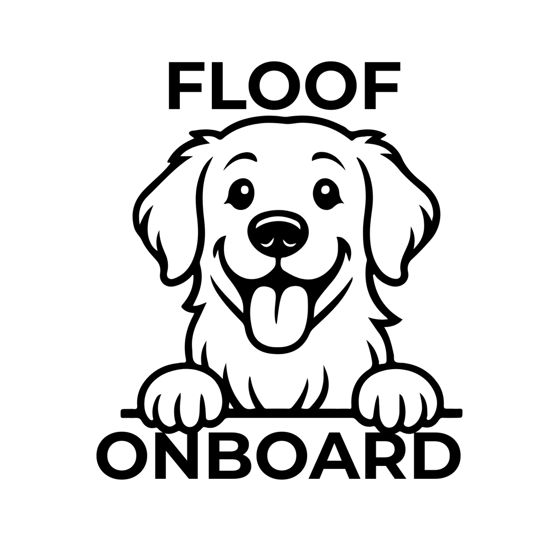 Car Decal - Golden Retriever