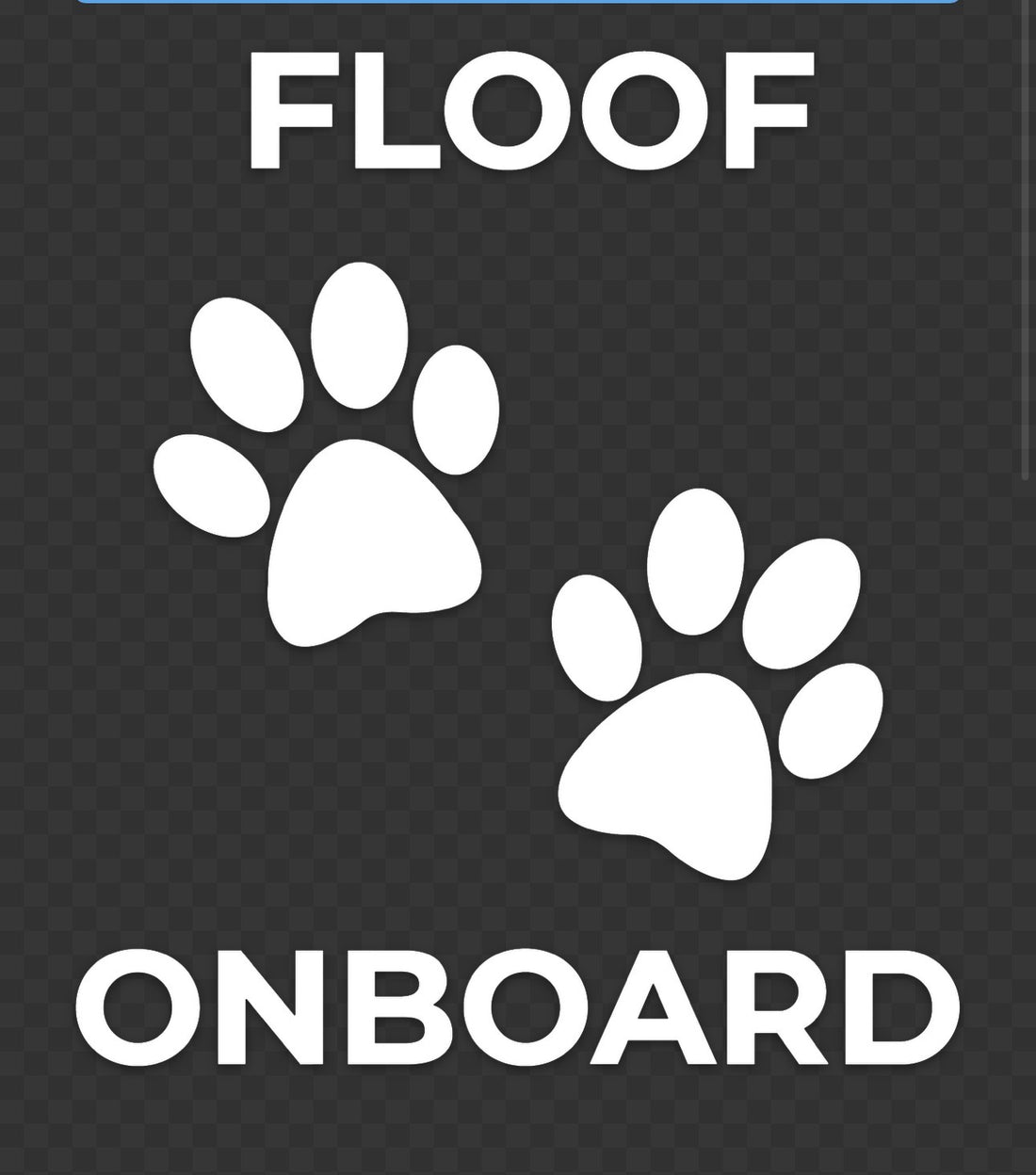 Car Decal -Paws